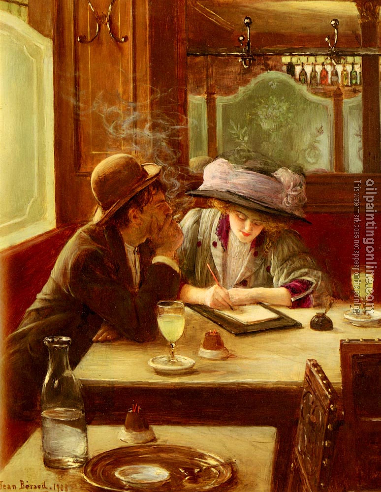 Jean Beraud - Lettre